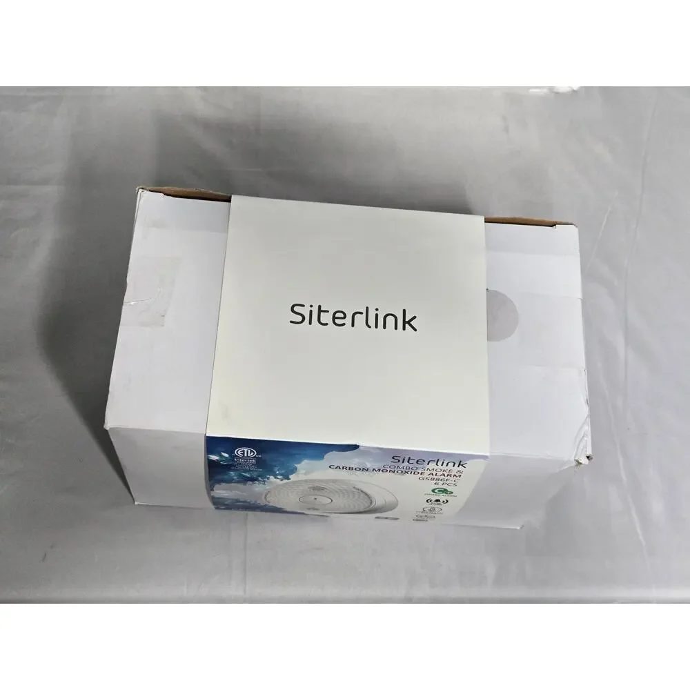 Siterlink Combo Smoke & Carbon Monoxide Alarm (6 Pack) – Model GS886F-C